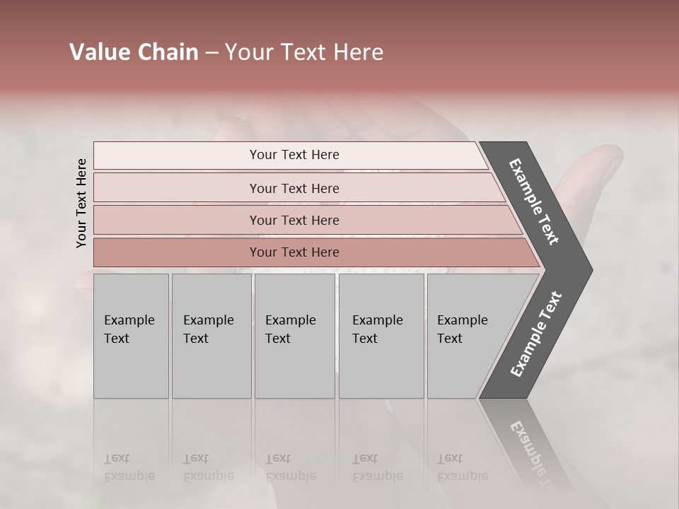 Cupped Charity Problem PowerPoint Template