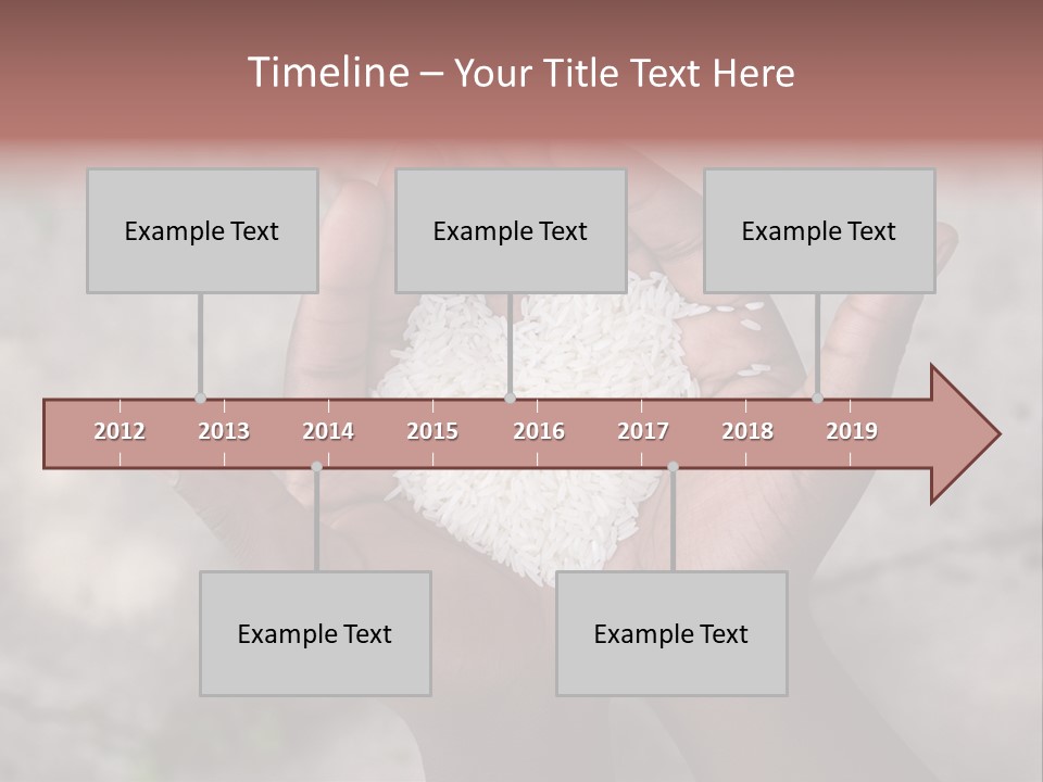 Cupped Charity Problem PowerPoint Template