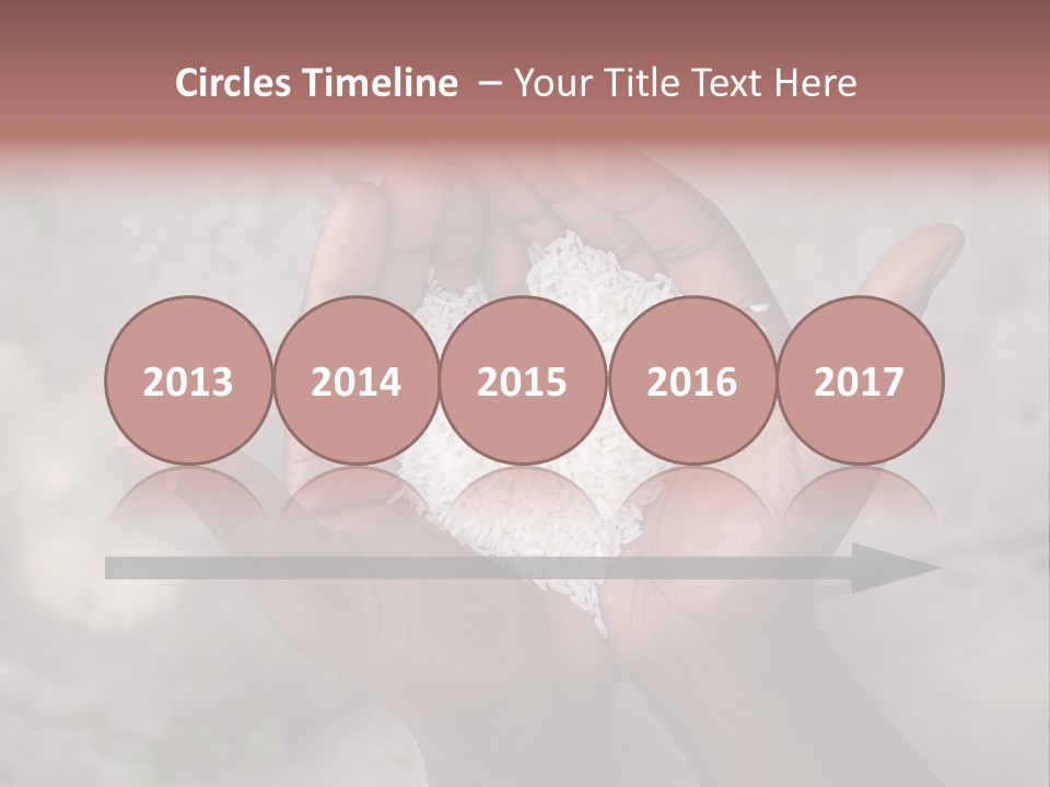 Cupped Charity Problem PowerPoint Template