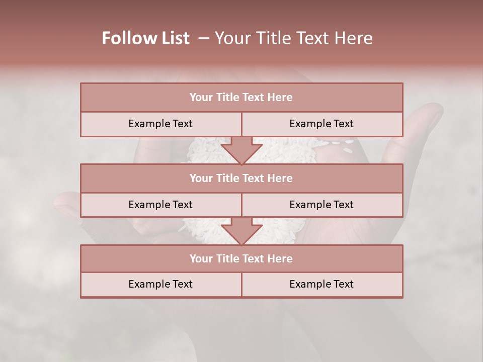 Cupped Charity Problem PowerPoint Template