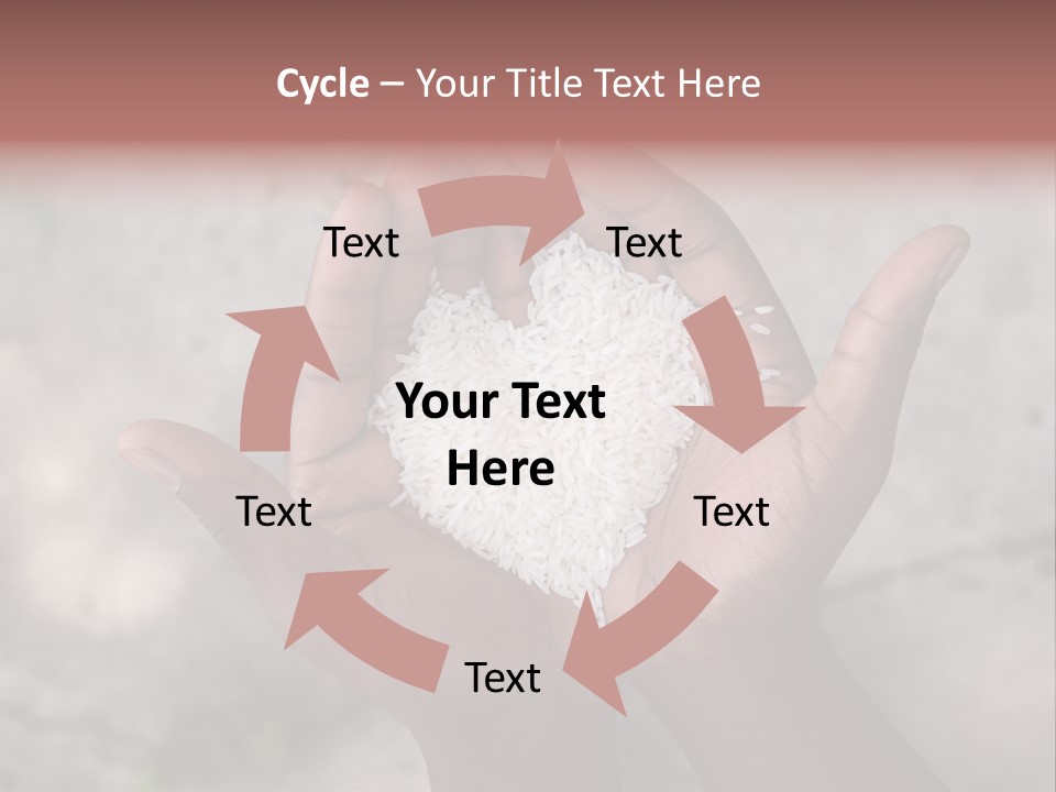 Cupped Charity Problem PowerPoint Template