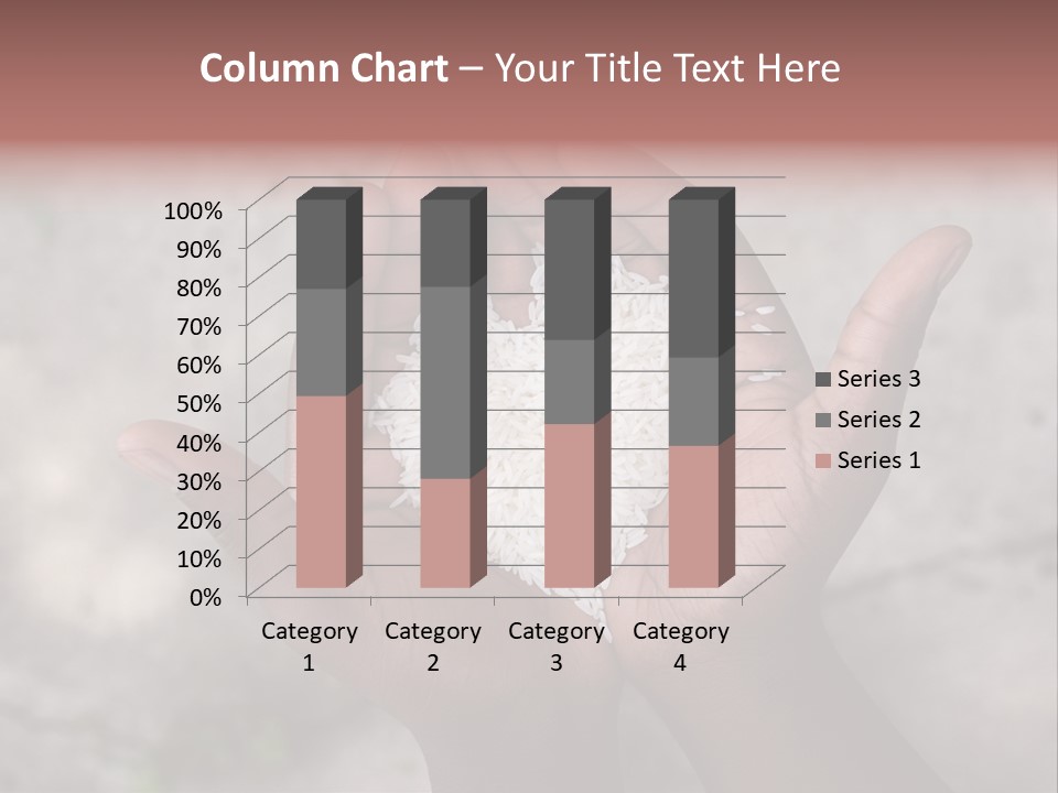 Cupped Charity Problem PowerPoint Template