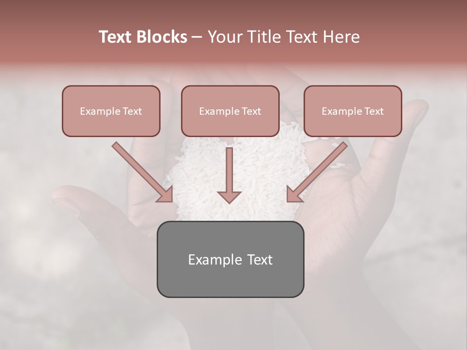 Cupped Charity Problem PowerPoint Template