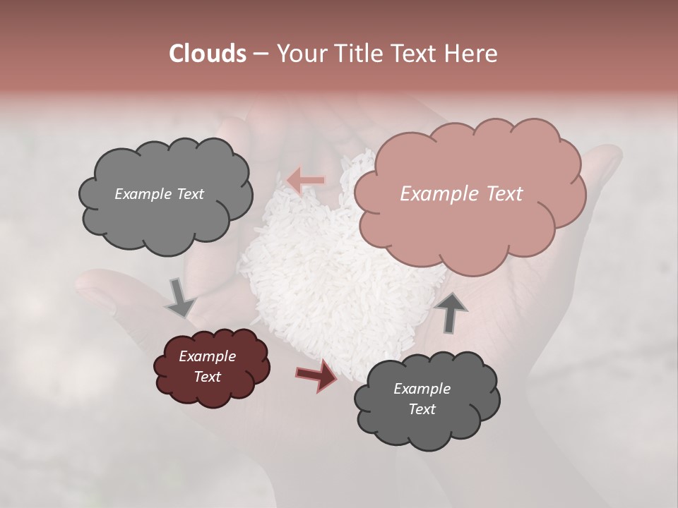 Cupped Charity Problem PowerPoint Template