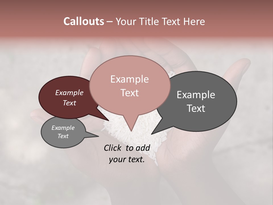 Cupped Charity Problem PowerPoint Template