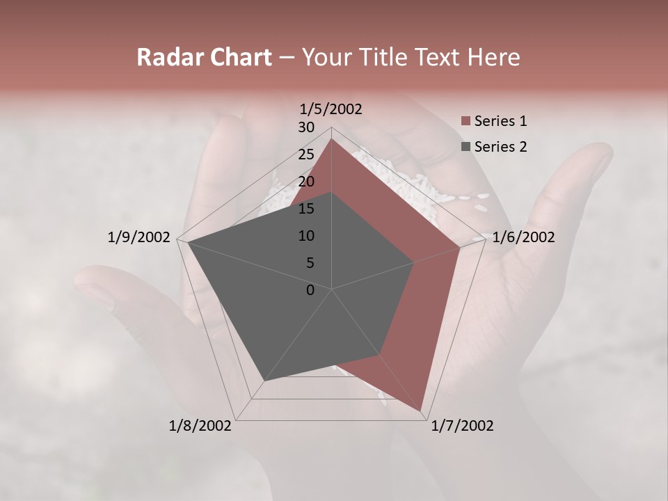 Cupped Charity Problem PowerPoint Template