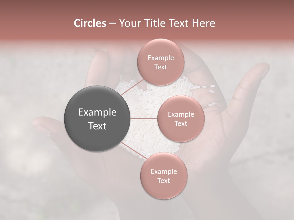 Cupped Charity Problem PowerPoint Template