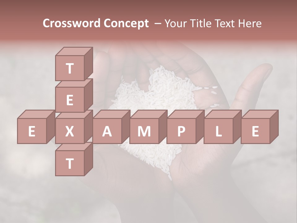 Cupped Charity Problem PowerPoint Template