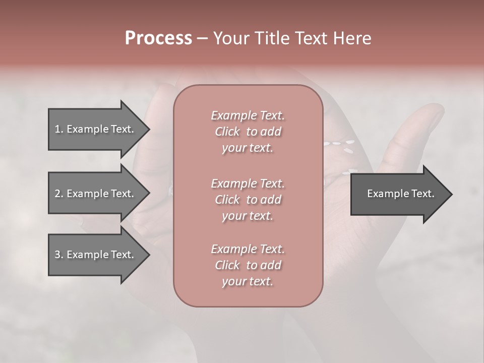 Cupped Charity Problem PowerPoint Template