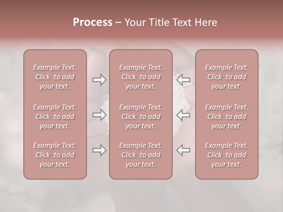 Cupped Charity Problem PowerPoint Template