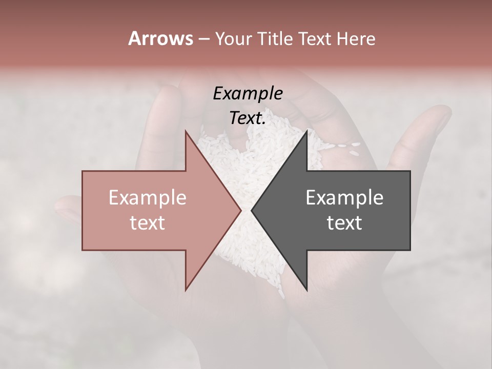 Cupped Charity Problem PowerPoint Template