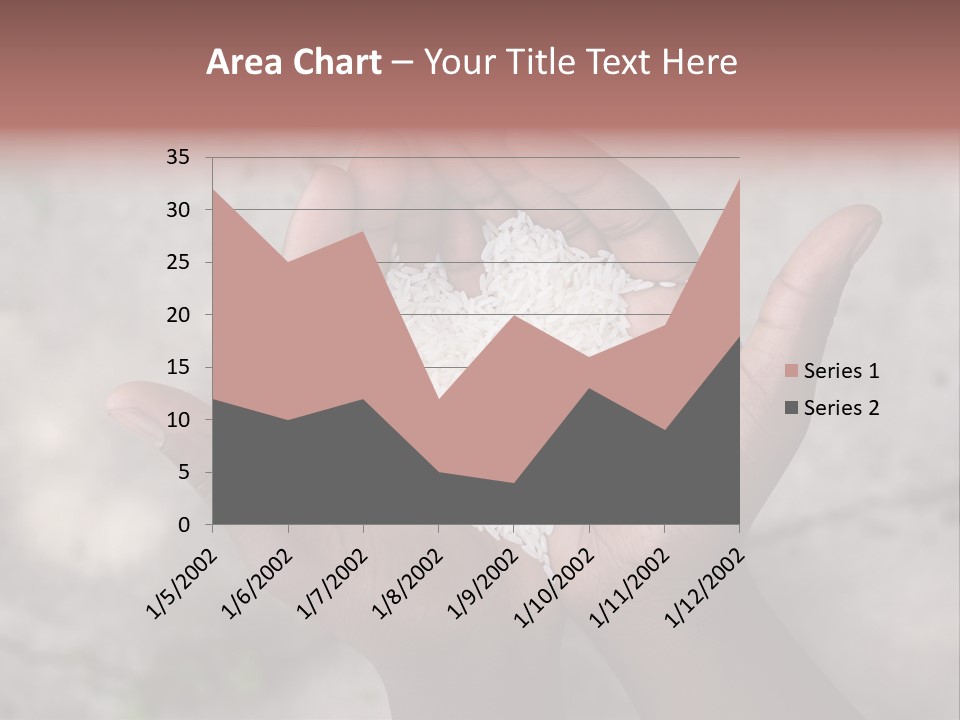 Cupped Charity Problem PowerPoint Template
