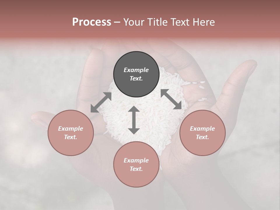 Cupped Charity Problem PowerPoint Template