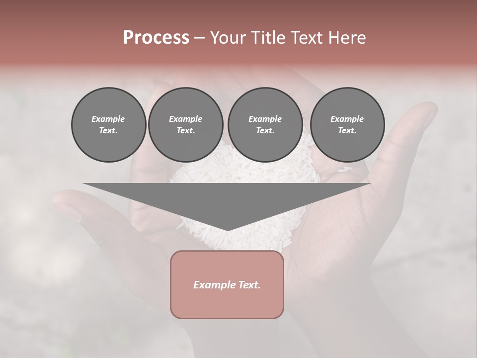 Cupped Charity Problem PowerPoint Template