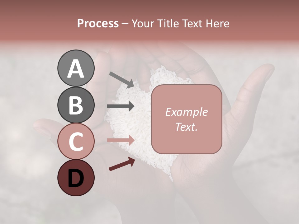 Cupped Charity Problem PowerPoint Template