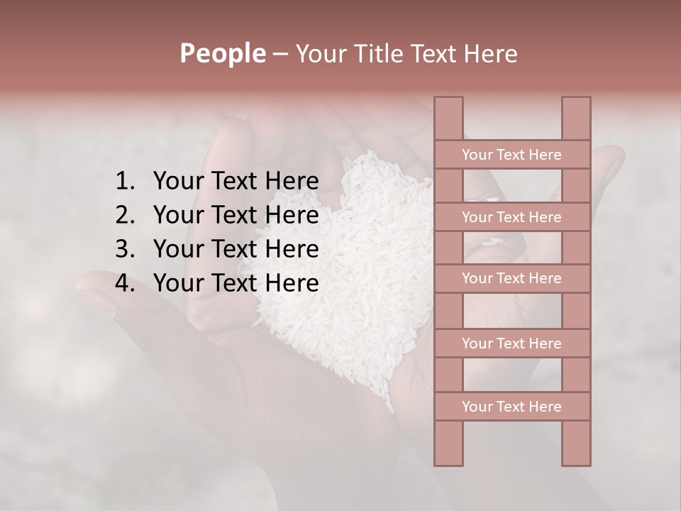 Cupped Charity Problem PowerPoint Template