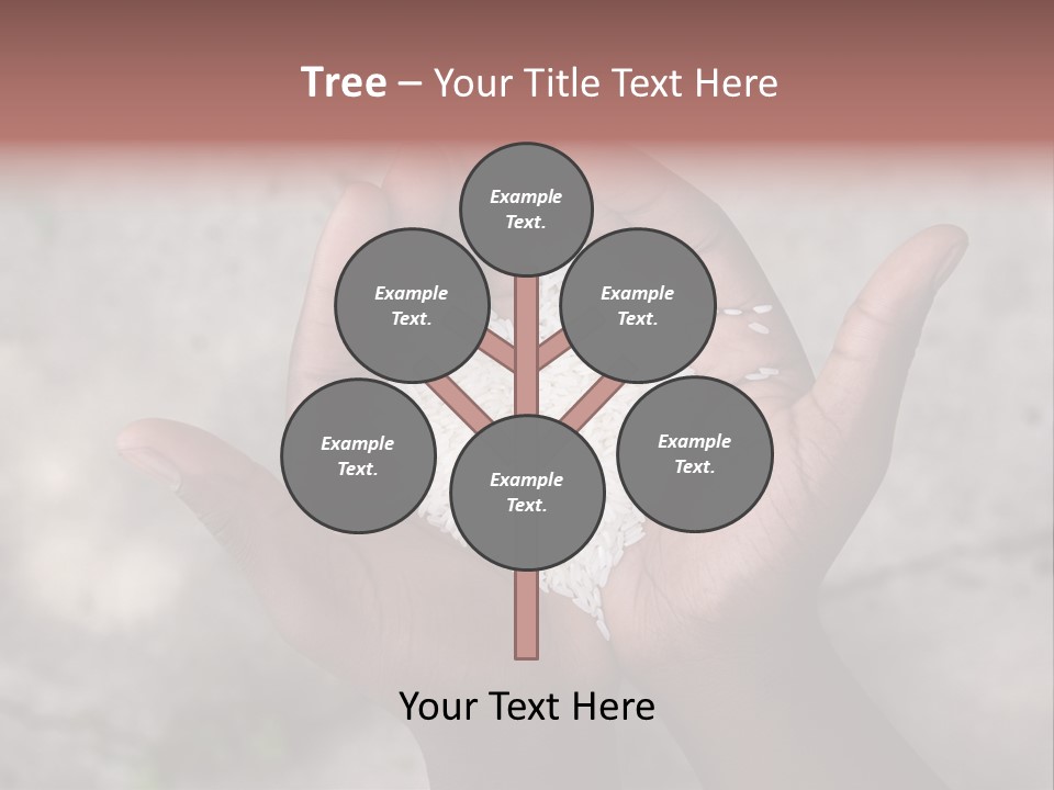 Cupped Charity Problem PowerPoint Template