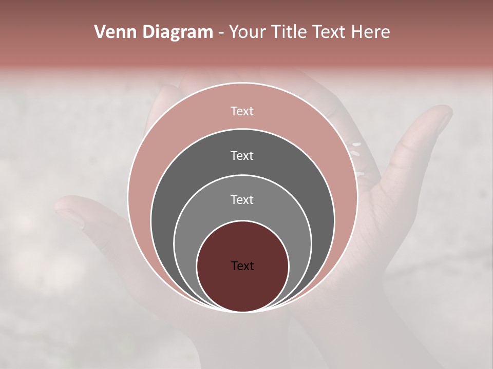Cupped Charity Problem PowerPoint Template