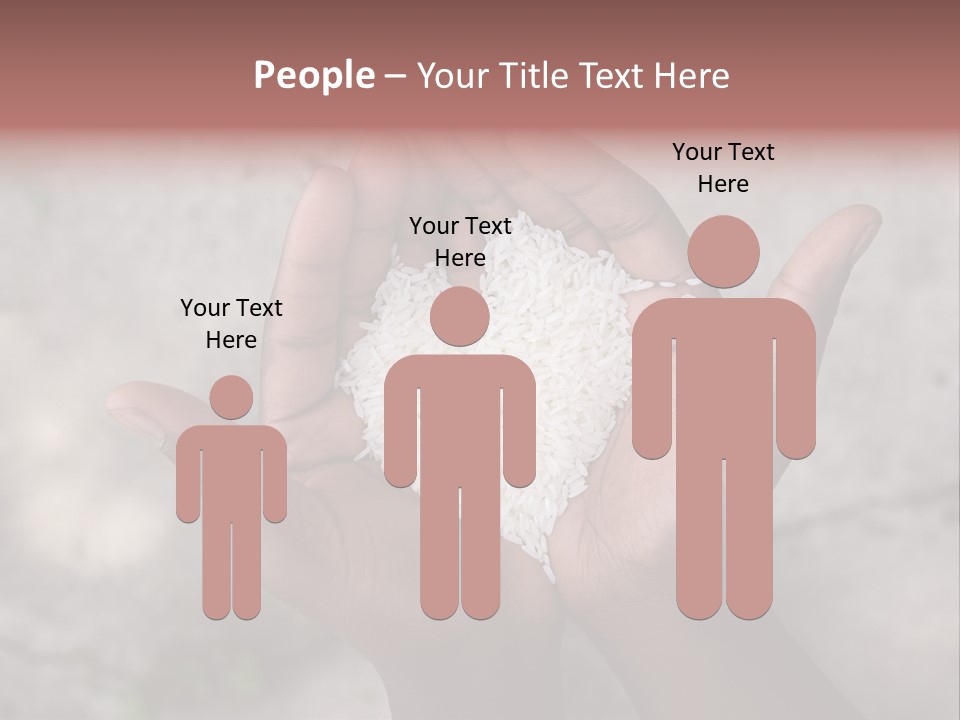 Cupped Charity Problem PowerPoint Template