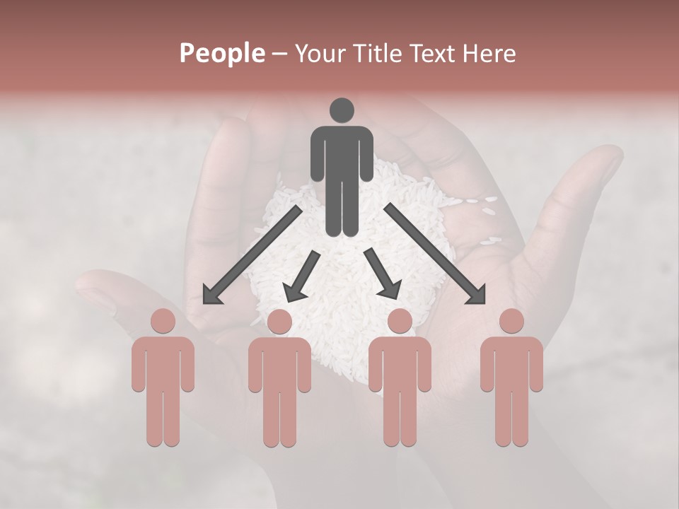 Cupped Charity Problem PowerPoint Template