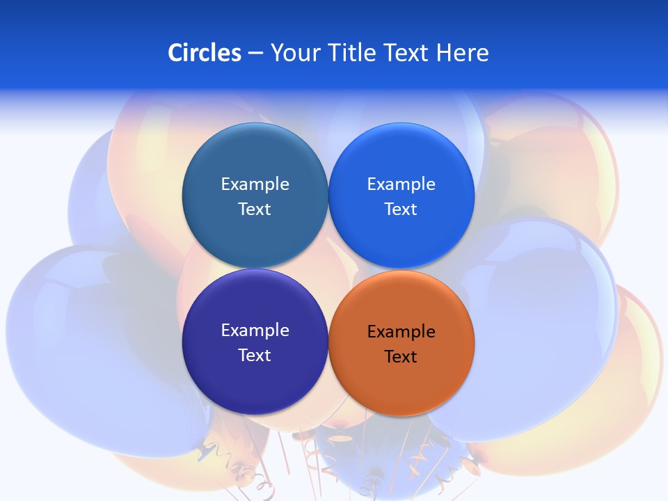 Merchandising Blue Multicolor PowerPoint Template