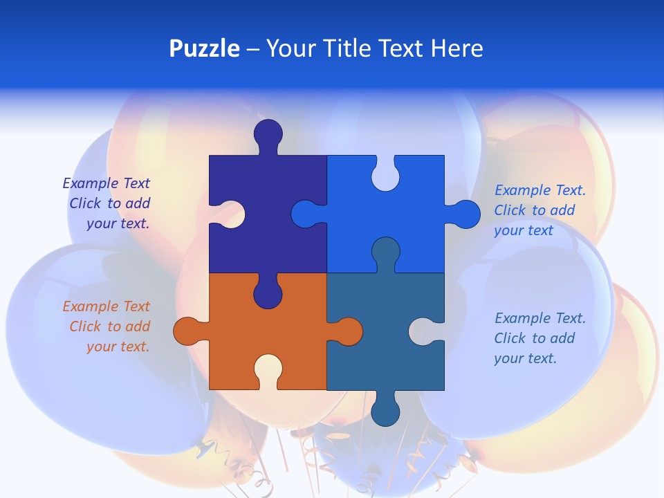 Merchandising Blue Multicolor PowerPoint Template