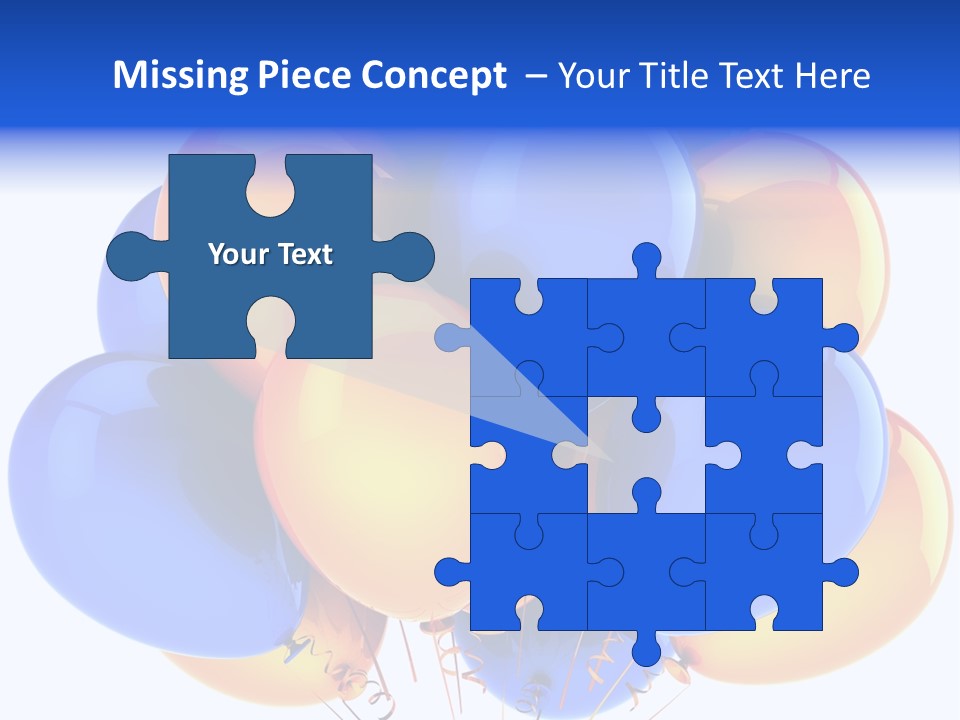 Merchandising Blue Multicolor PowerPoint Template