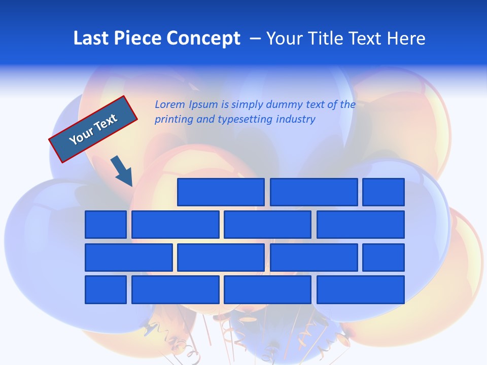 Merchandising Blue Multicolor PowerPoint Template