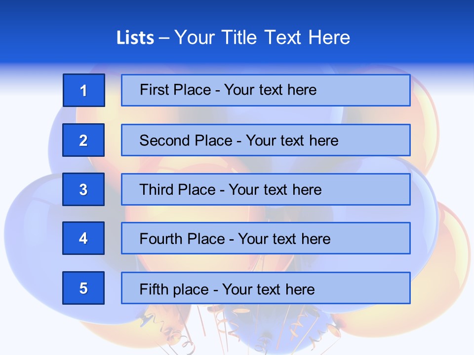 Merchandising Blue Multicolor PowerPoint Template