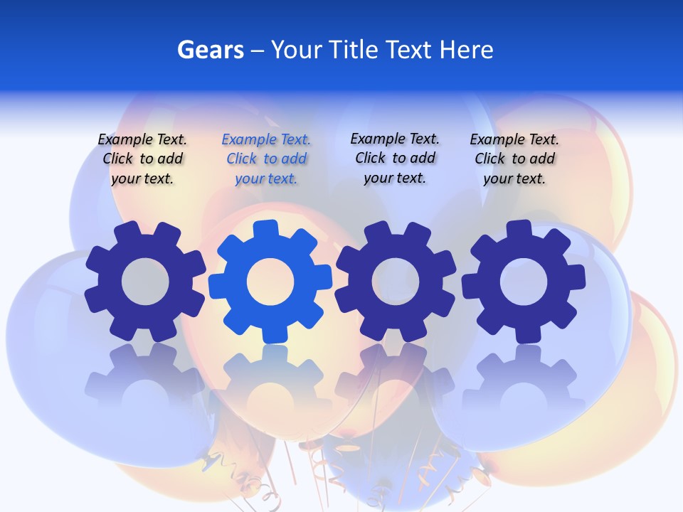 Merchandising Blue Multicolor PowerPoint Template