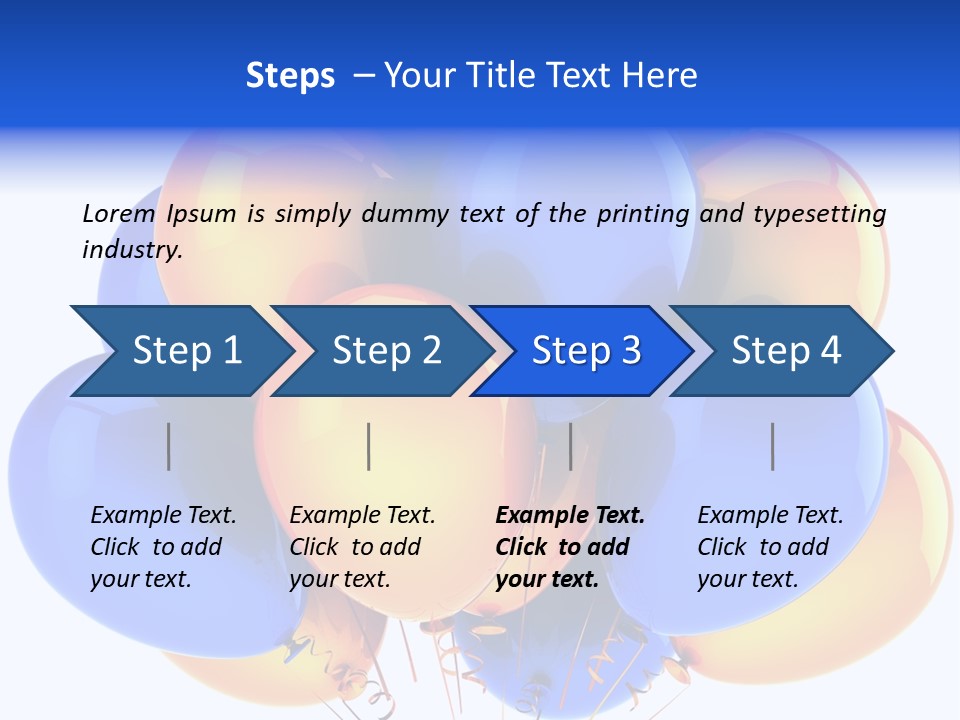 Merchandising Blue Multicolor PowerPoint Template
