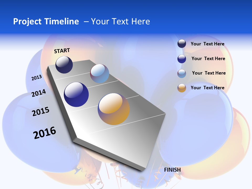 Merchandising Blue Multicolor PowerPoint Template