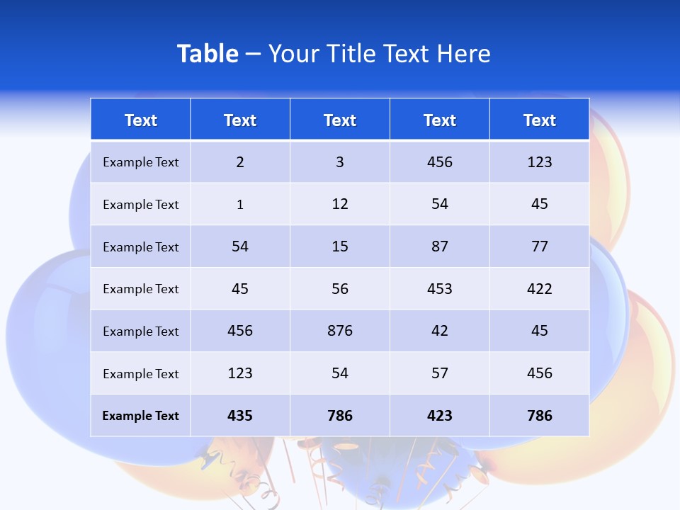 Merchandising Blue Multicolor PowerPoint Template