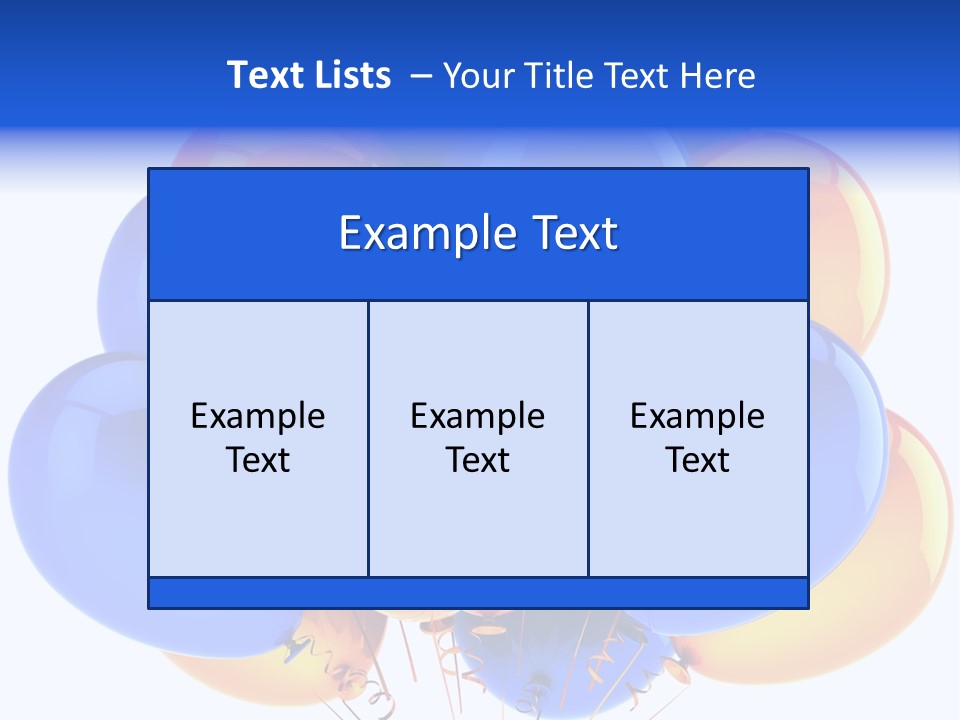 Merchandising Blue Multicolor PowerPoint Template