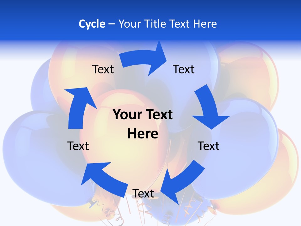 Merchandising Blue Multicolor PowerPoint Template