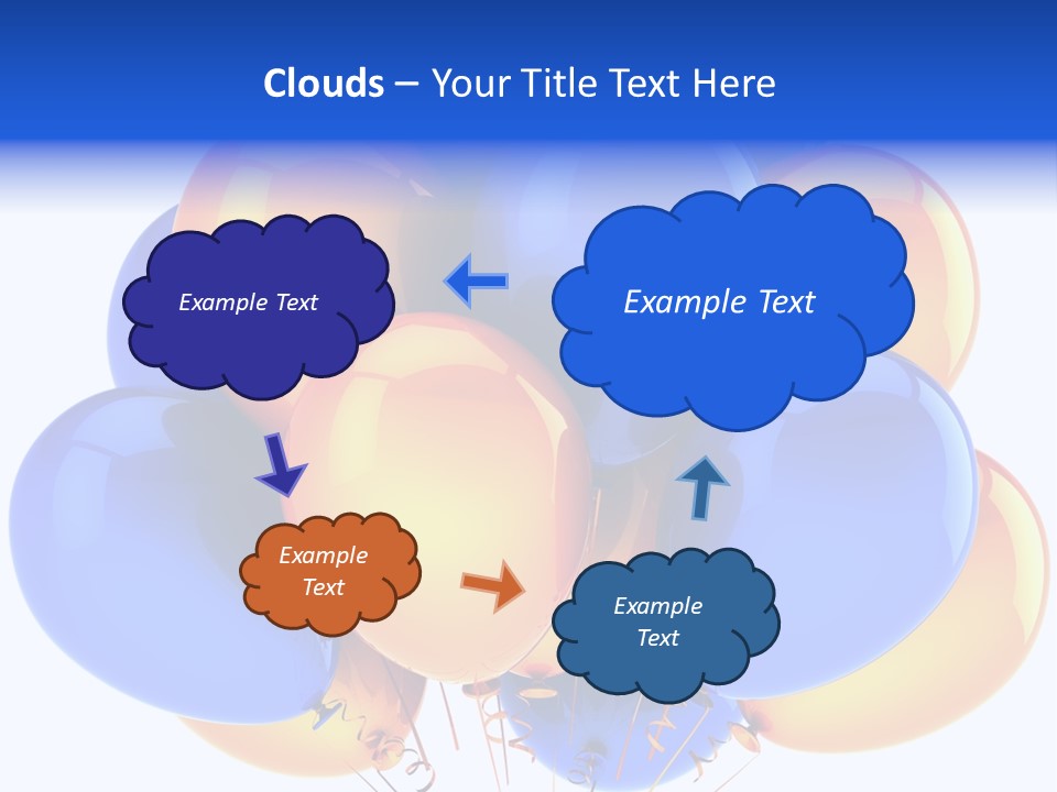 Merchandising Blue Multicolor PowerPoint Template