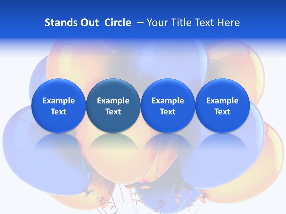 Merchandising Blue Multicolor PowerPoint Template