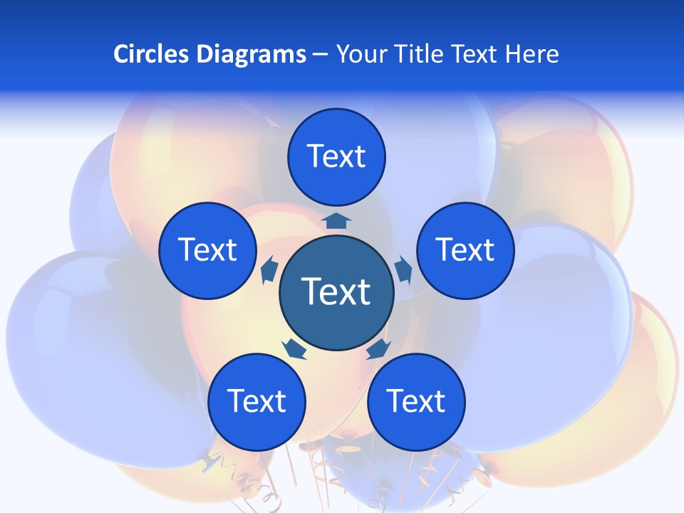 Merchandising Blue Multicolor PowerPoint Template