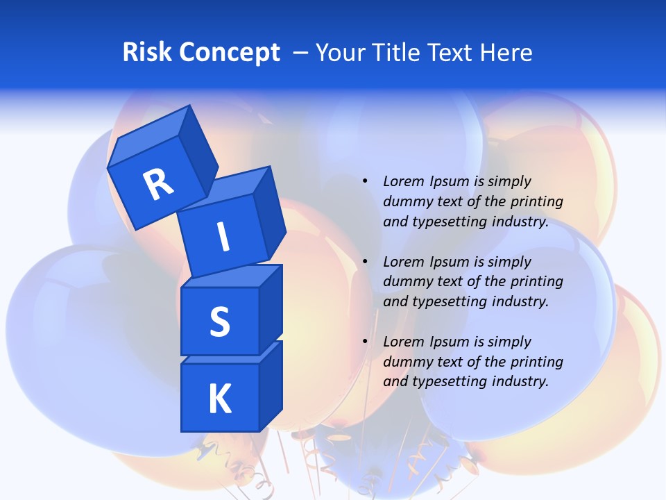 Merchandising Blue Multicolor PowerPoint Template