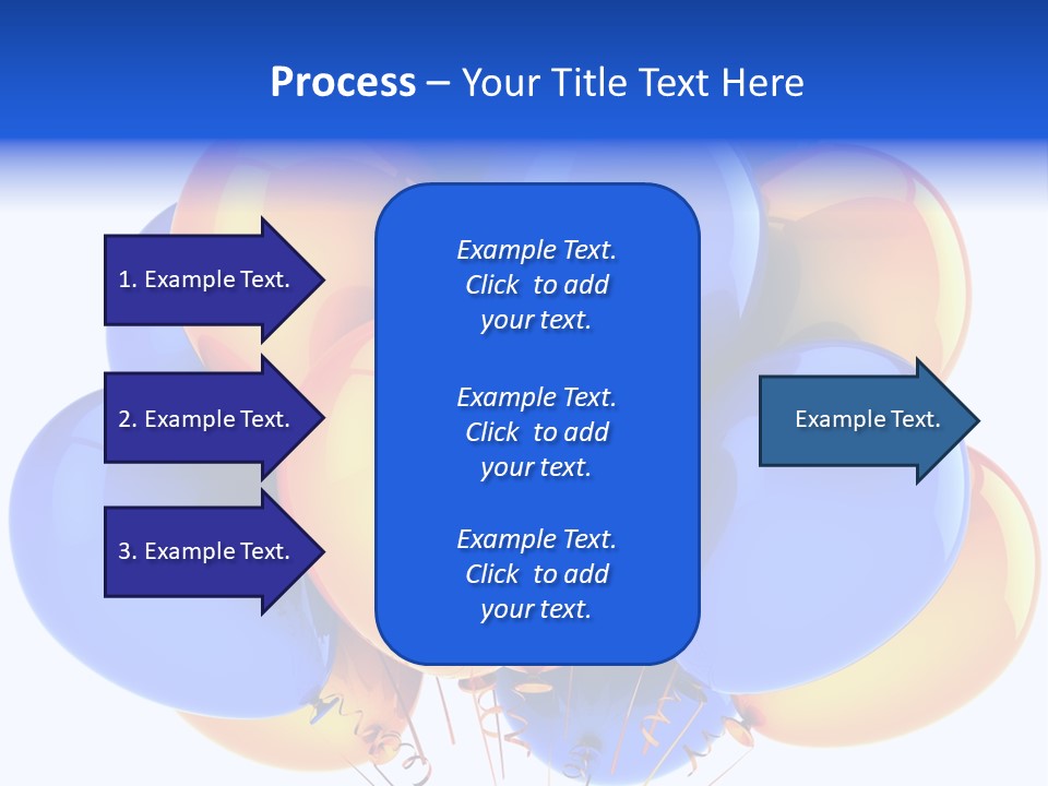Merchandising Blue Multicolor PowerPoint Template