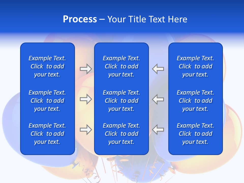 Merchandising Blue Multicolor PowerPoint Template