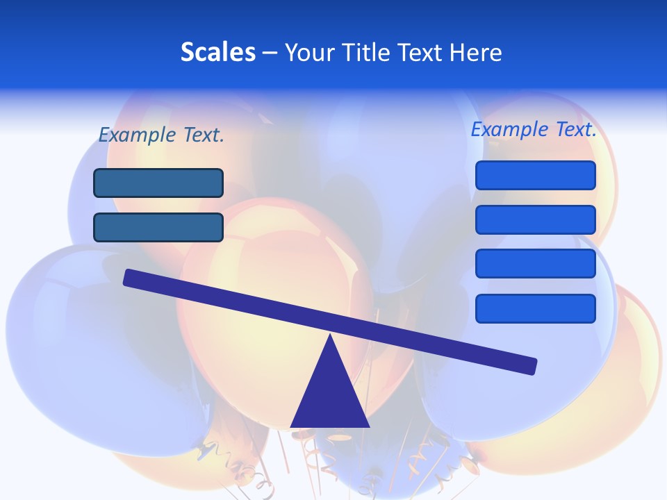 Merchandising Blue Multicolor PowerPoint Template