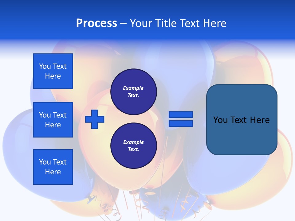 Merchandising Blue Multicolor PowerPoint Template