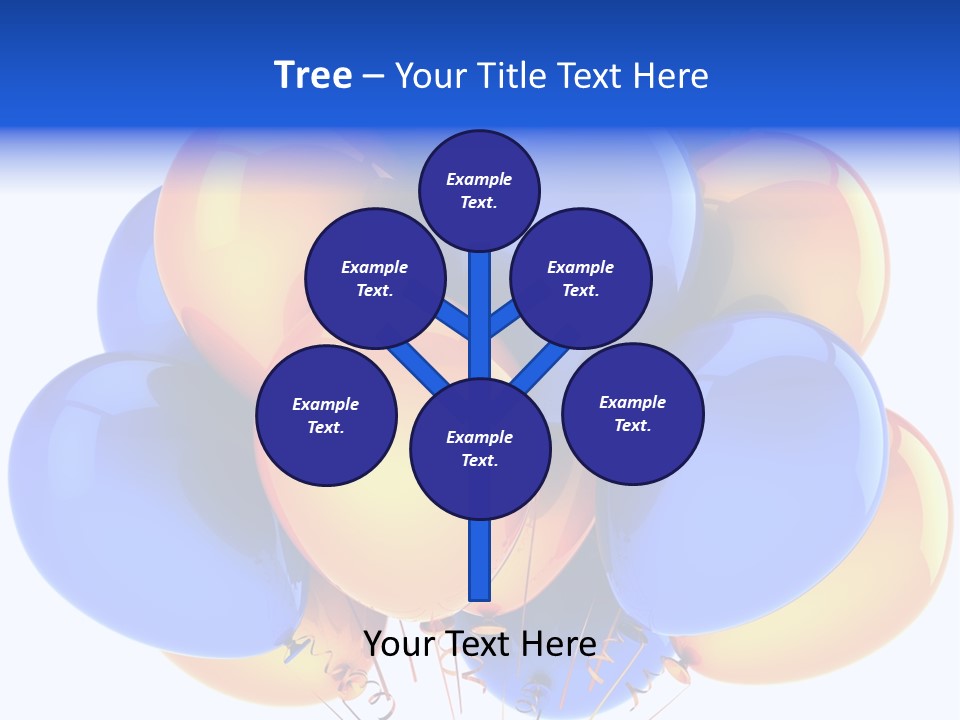 Merchandising Blue Multicolor PowerPoint Template