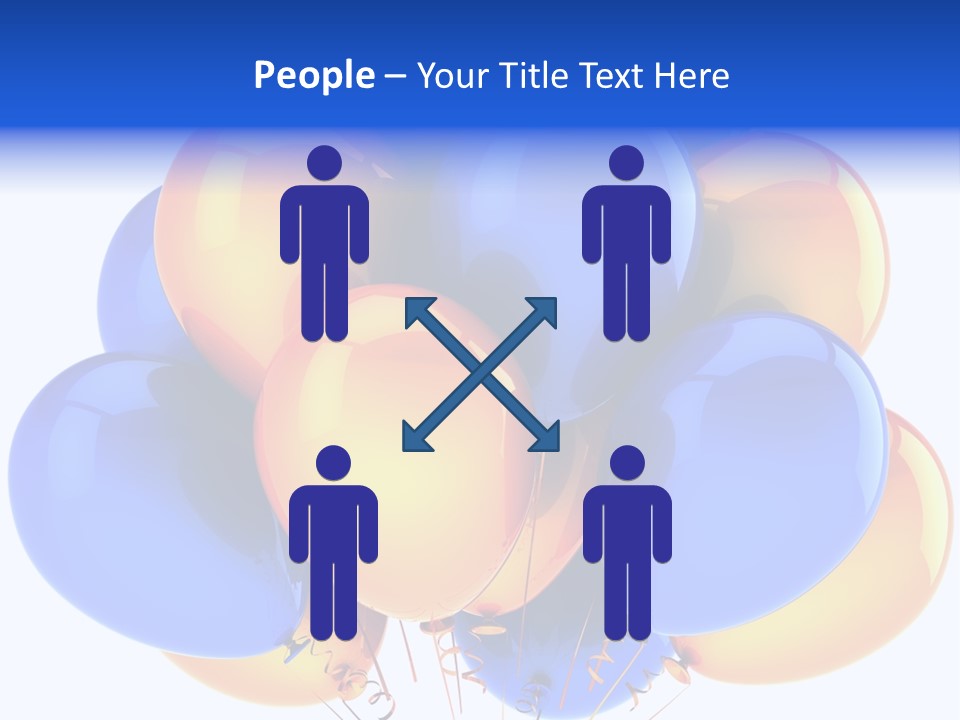 Merchandising Blue Multicolor PowerPoint Template