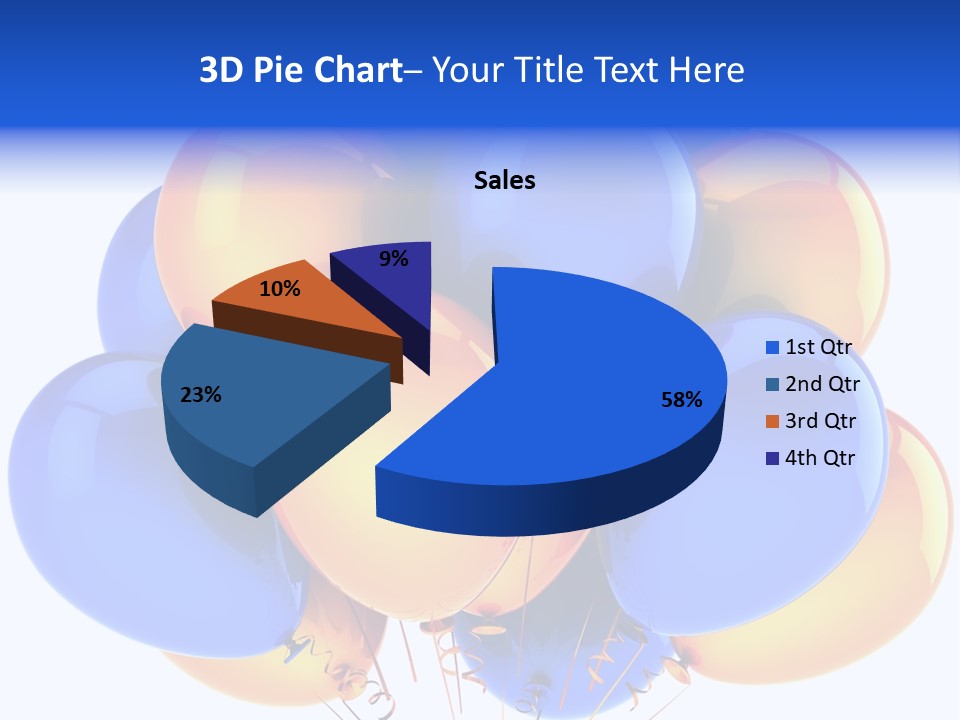 Merchandising Blue Multicolor PowerPoint Template