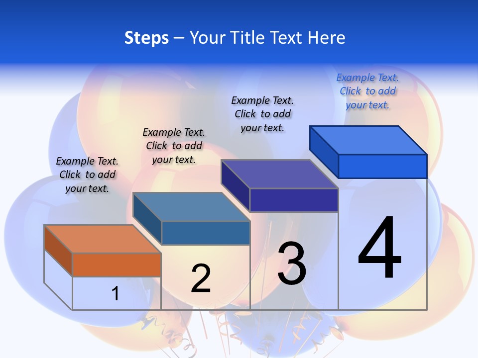 Merchandising Blue Multicolor PowerPoint Template
