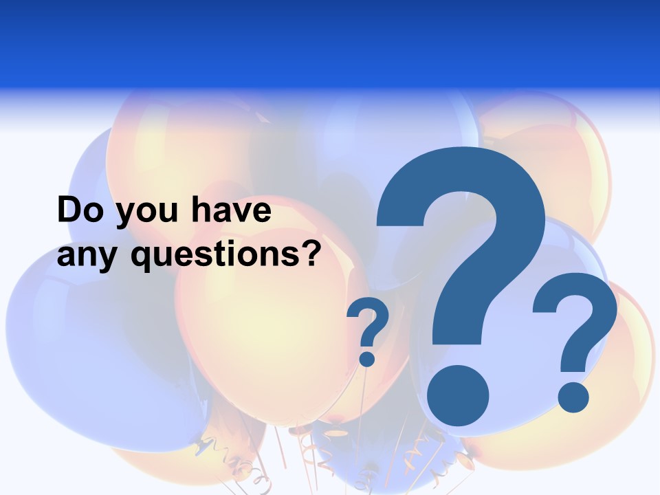 Merchandising Blue Multicolor PowerPoint Template