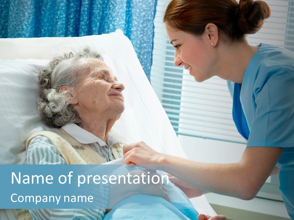 Geriatrics Nurse Clinic PowerPoint Template