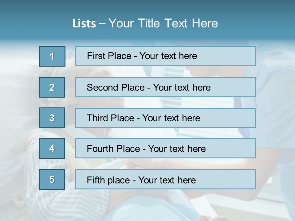Geriatrics Nurse Clinic PowerPoint Template